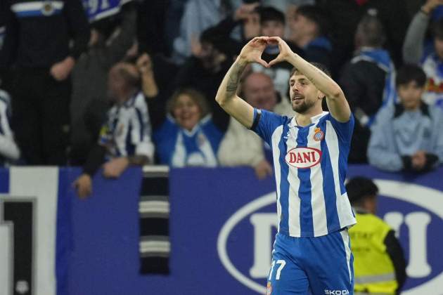 Jofre Carreras gol Espanyol Girona / Foto: EFE