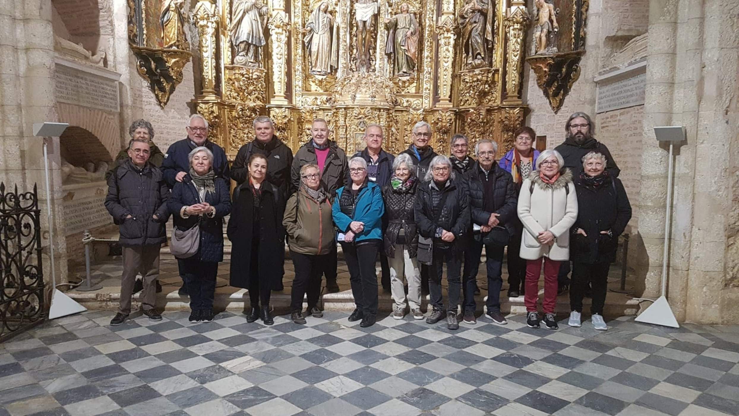 El grup al Monestir de San Isidoro del Campo. Santiponce. Foto Marc Pons