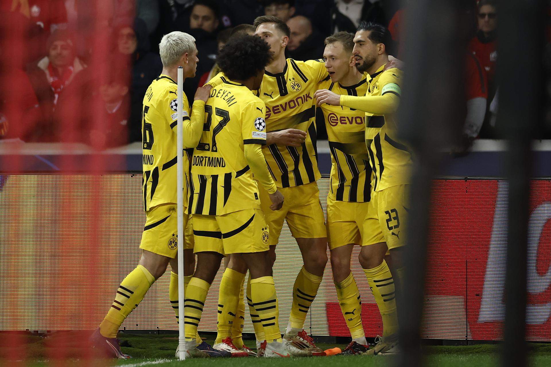 El Borussia Dortmund remonta contra el Lille (1-2) y será el rival del Barça en los cuartos de la Champions