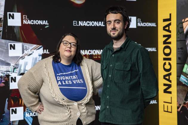 Entrevista en la plataforma 'Dignidad en las Vías' / Foto: Carlos Baglietto