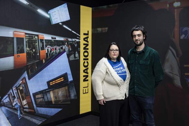 Entrevista en la plataforma 'Dignidad en las Vías' / Foto: Carlos Baglietto