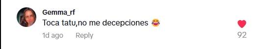 comentario tiktok laura escanes