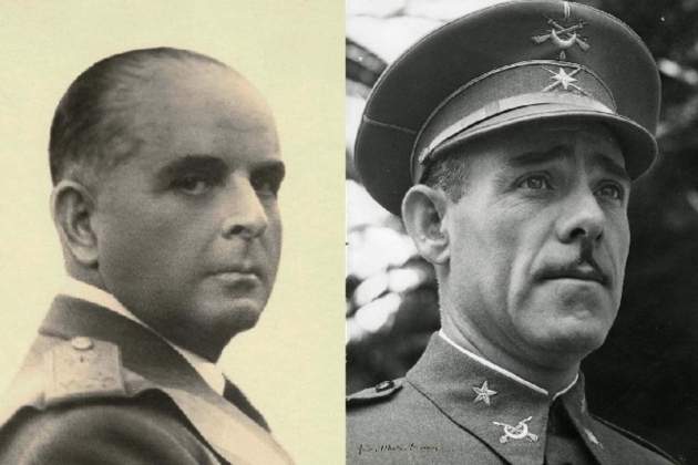 Los tenientes generales Varela Iglesias y Asensio Cabanillas. Fuente: Museo del Ejército. Madrid (1)