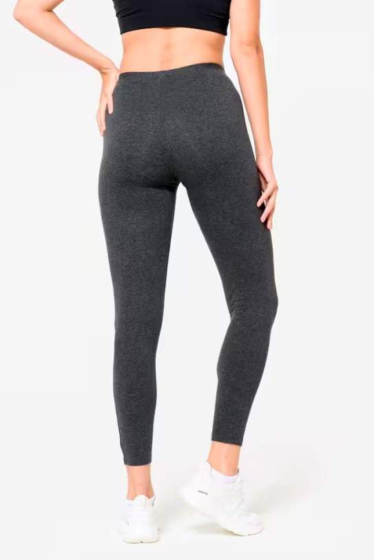 Leggings Fitnes de dona tall|cort slim DOMYOS