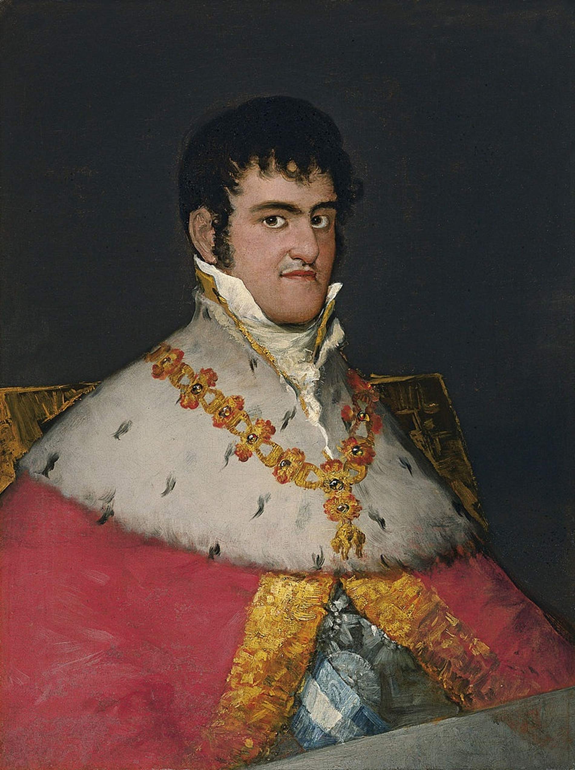 Fernando VII lidera un golpe de Estado contra su padre y le usurpa la corona