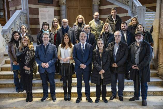 PResentació centre formació professional, sant pau, jaume collboni, alcalde, consellera, pané i niubó / Foto: Carlos Baglietto