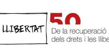 Logotip 50 anys mort de Franco