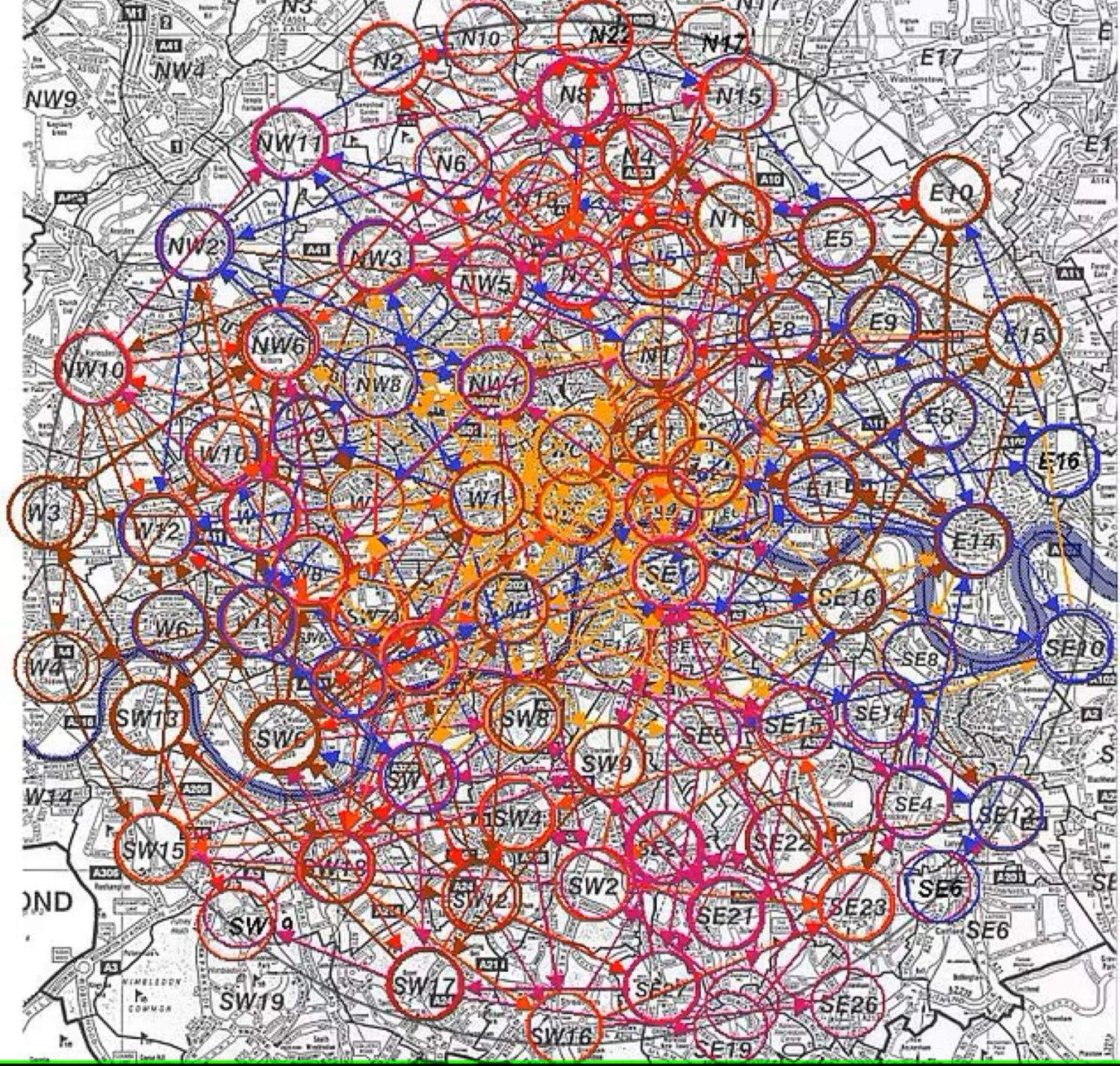 mapa londres taxistes getty images