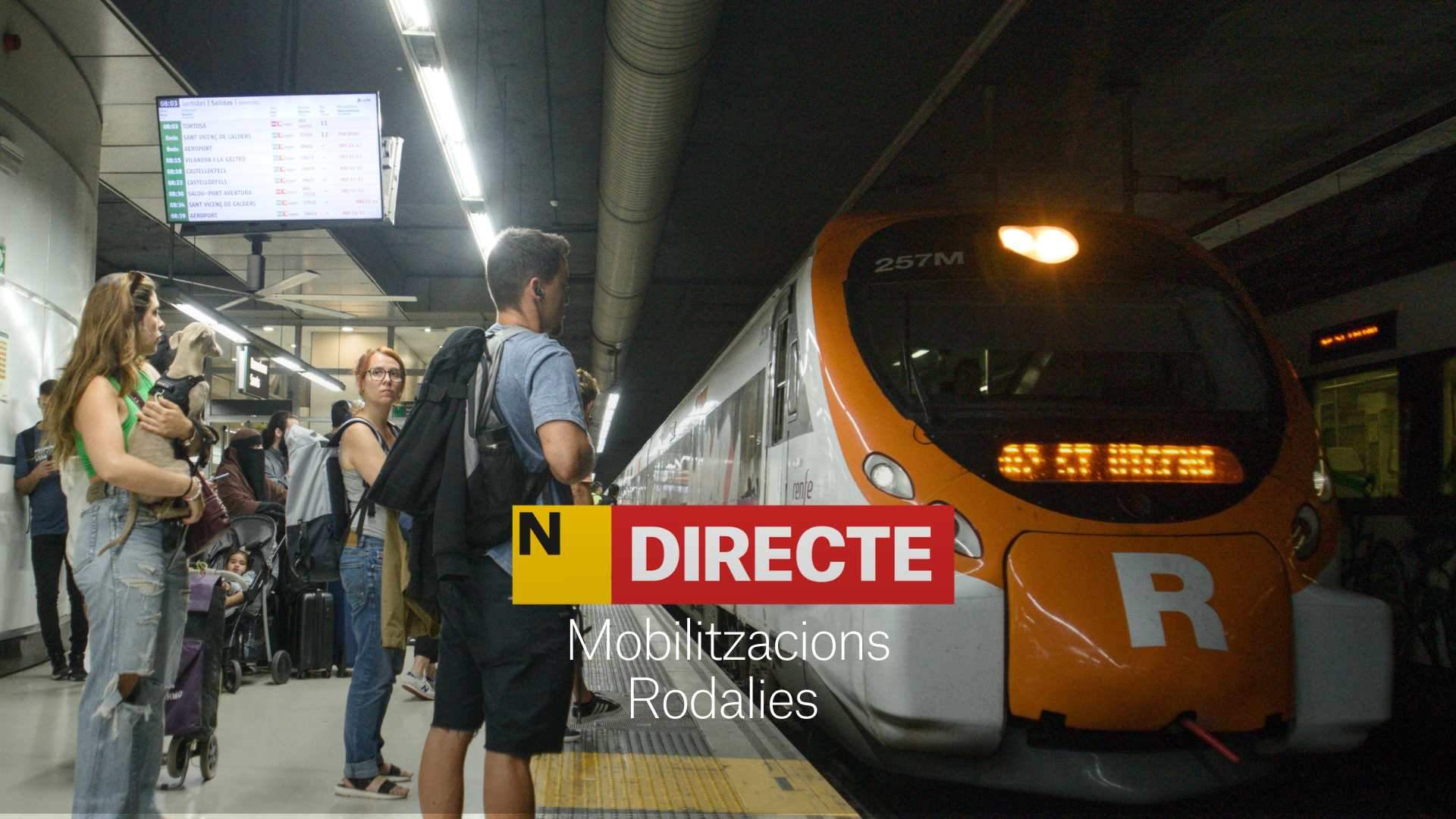 Mobilitzacions dels usuaris de Rodalies a Catalunya, DIRECTE | Última hora i reaccions de la protesta