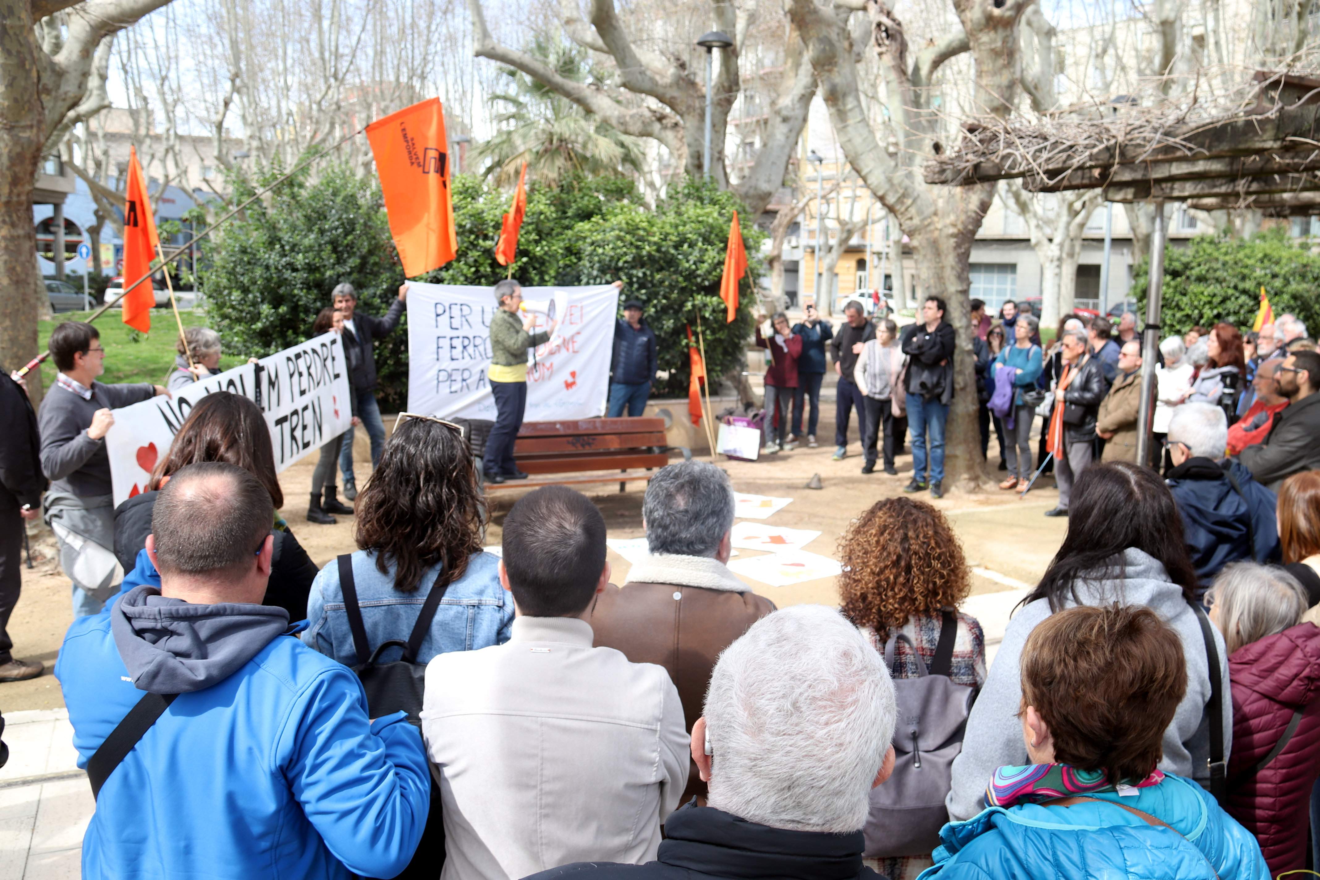 manifestación alrededores Figueres / ACN