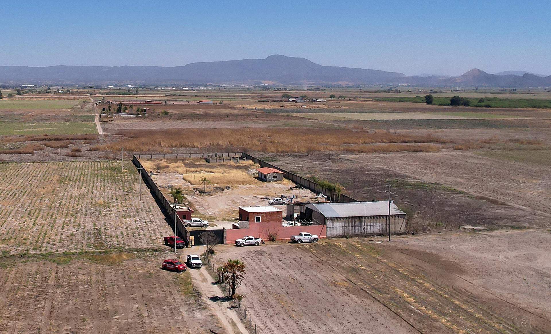 Fotografia aèria del Rancho Eizaguirre (Efe)