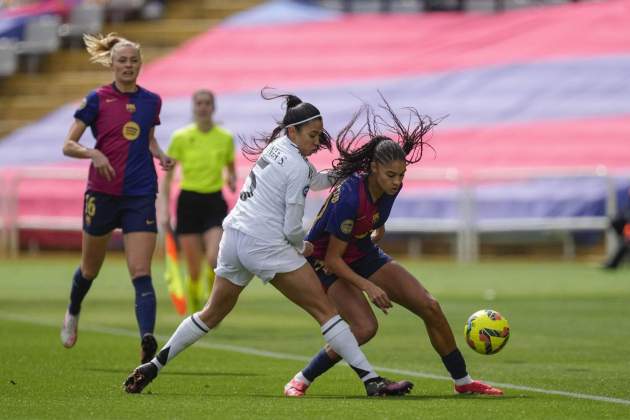 Antonia Silva Sydney Schertenleib Barça femenino Real Madrid / Foto: EFE