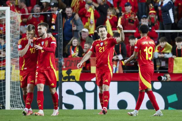 Oyarzabal gol España España Países Bajos / Foto: EFE