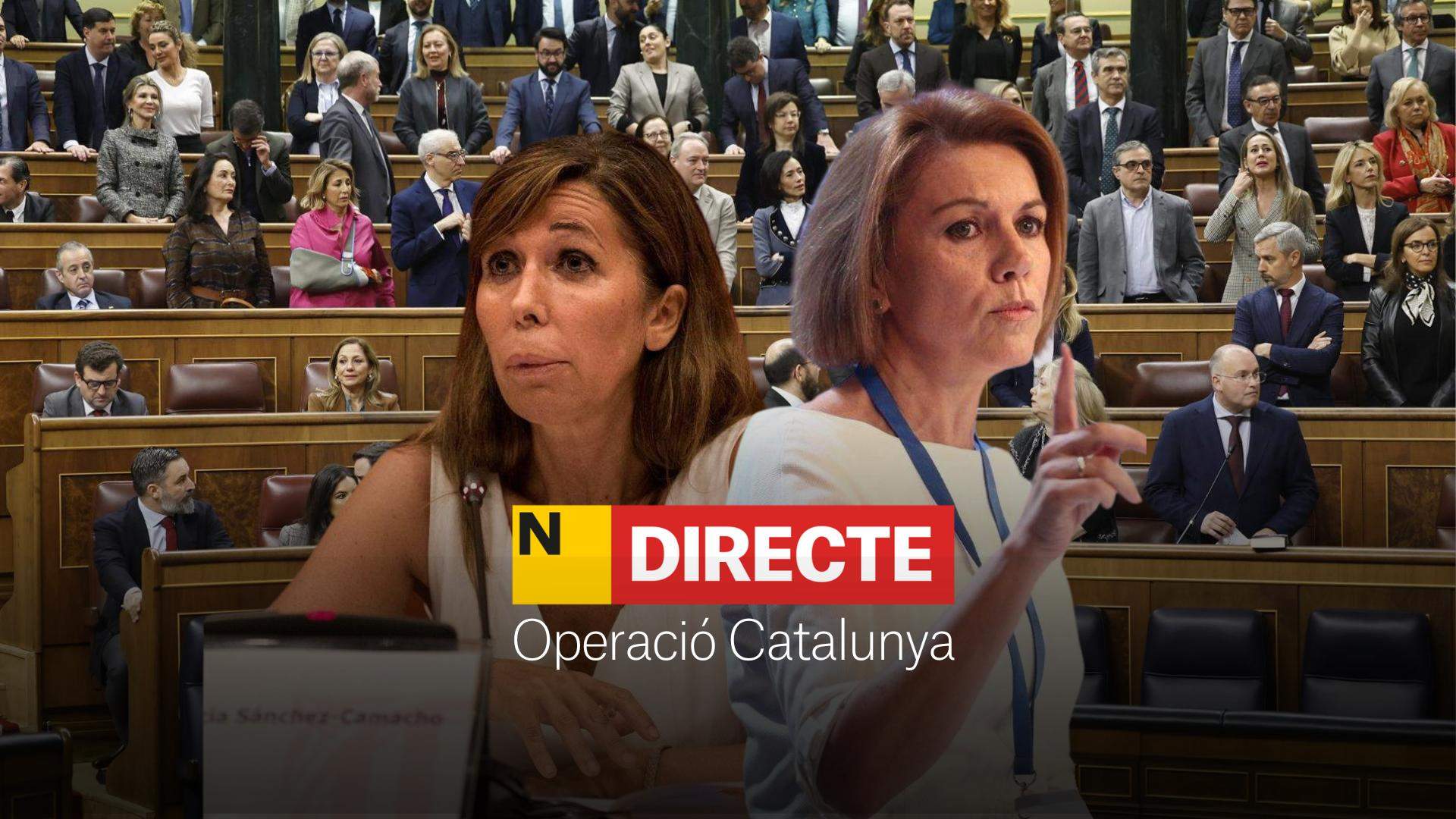 Sánchez Camacho i Cospedal declaren per l'Operació Catalunya , DIRECTE | Última hora de la comissió