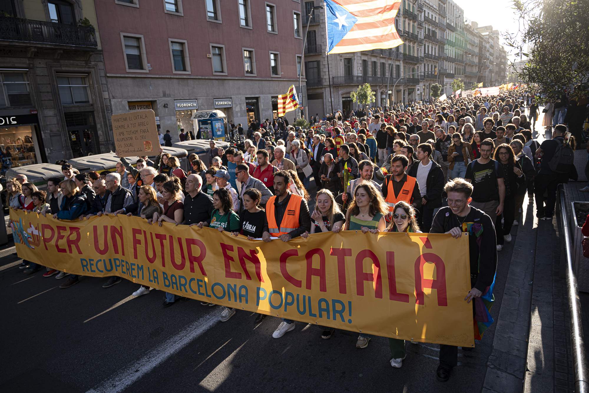 Manifestació per la llengua / Foto: Irene Vilà Capafons Manifestació per la llengua / Foto: Irene Vilà Capafons