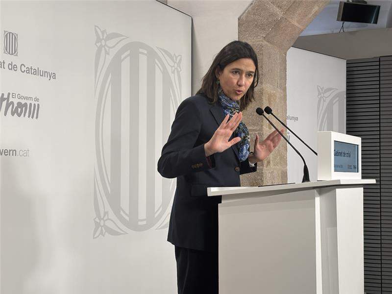 La consejera|consellera del Interior, Nuria Parlon La consejera|consellera del Interior, Nuria Parlon