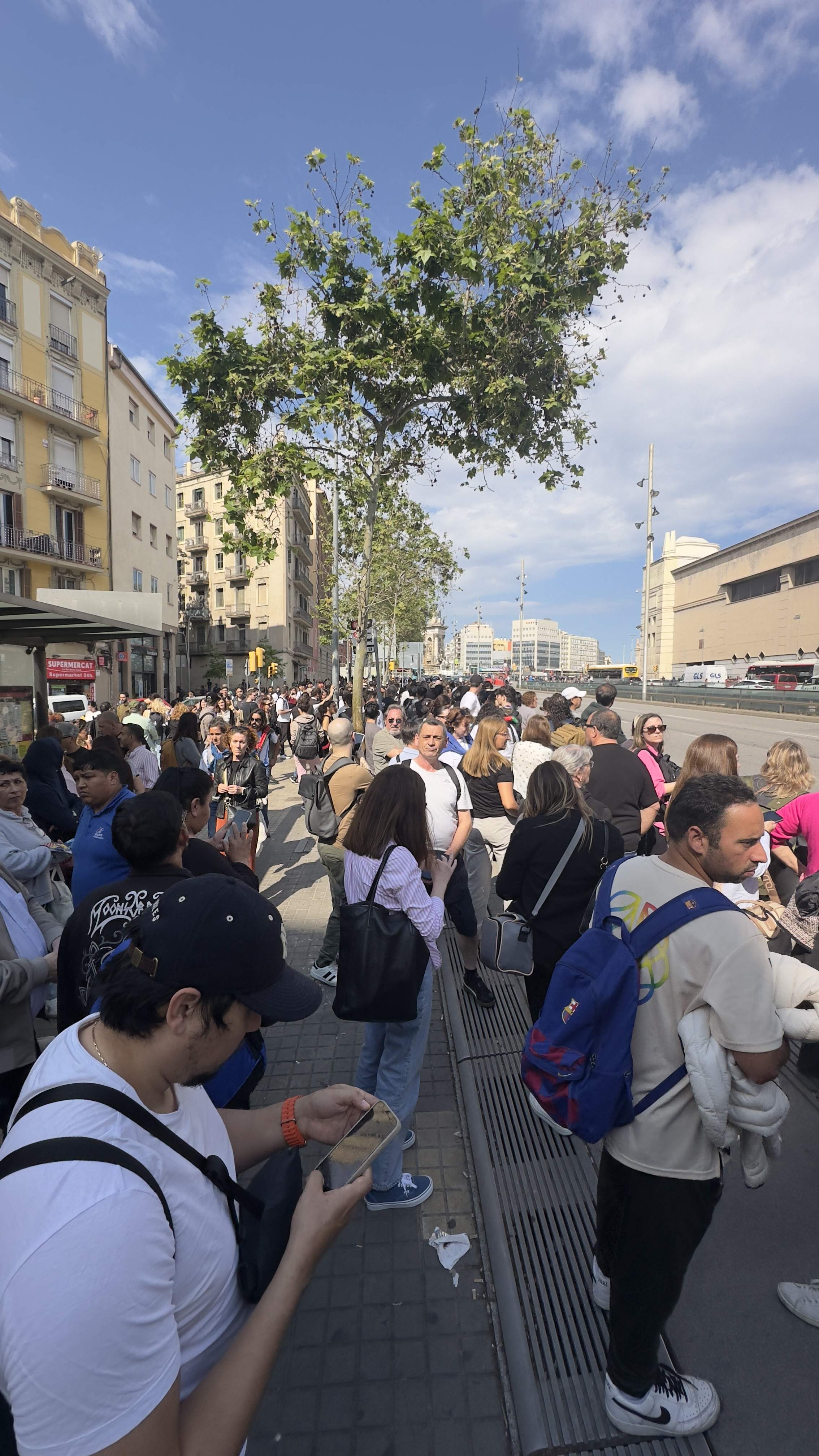 parada autobus plaza Espanya, Barcelona parada autobus plaza Espanya, Barcelona