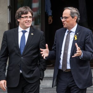 torra puigdemont reunio waterloo Efe