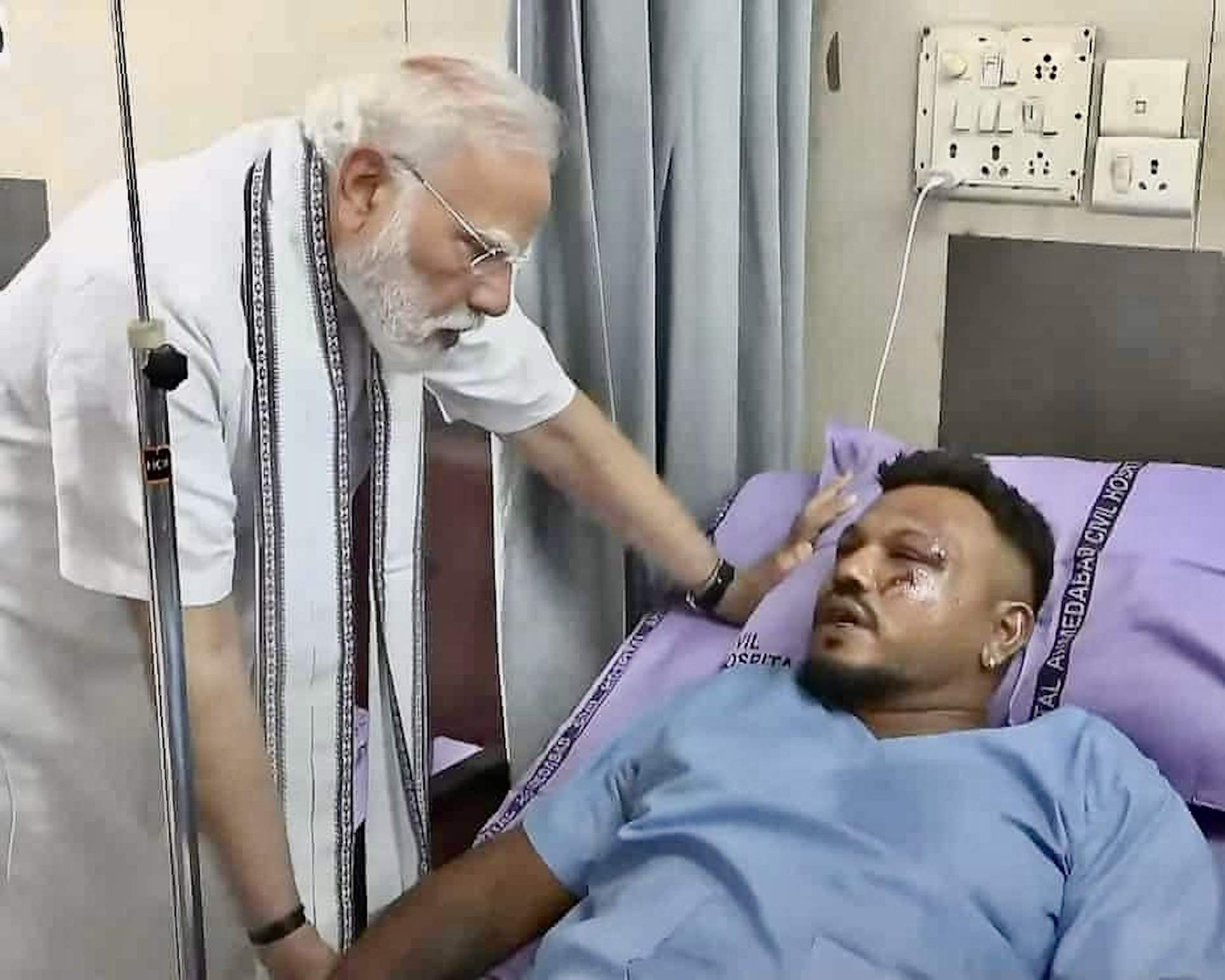 El milagro del único superviviente del accidente aéreo de la India