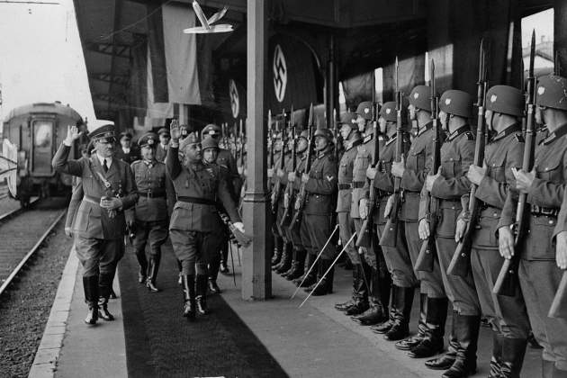 Entrevista d'Hendaia. Font: Bundesarchiv Entrevista d'Hendaia. Font: Bundesarchiv