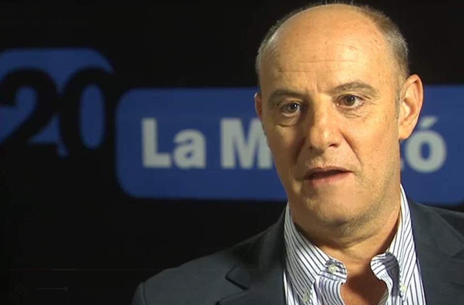 Pere Escobar de jove a La Marató, TV3 Pere Escobar de jove a La Marató, TV3