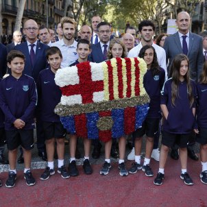 Barça ofrena Rafael Casanova Diada 2018 Sergi Alcàzar