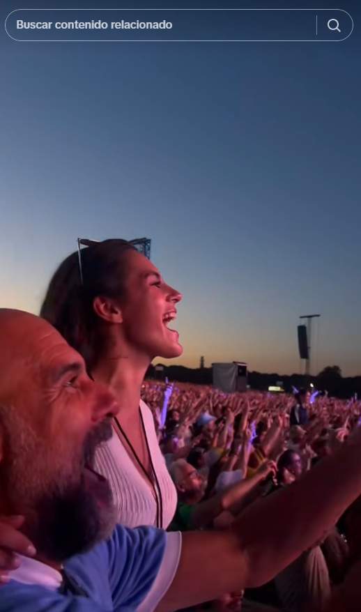Pep Guardiola i Maria al concert d'Oasis a Manchester, Tik Tok Pep Guardiola i Maria al concert d'Oasis a Manchester, Tik Tok