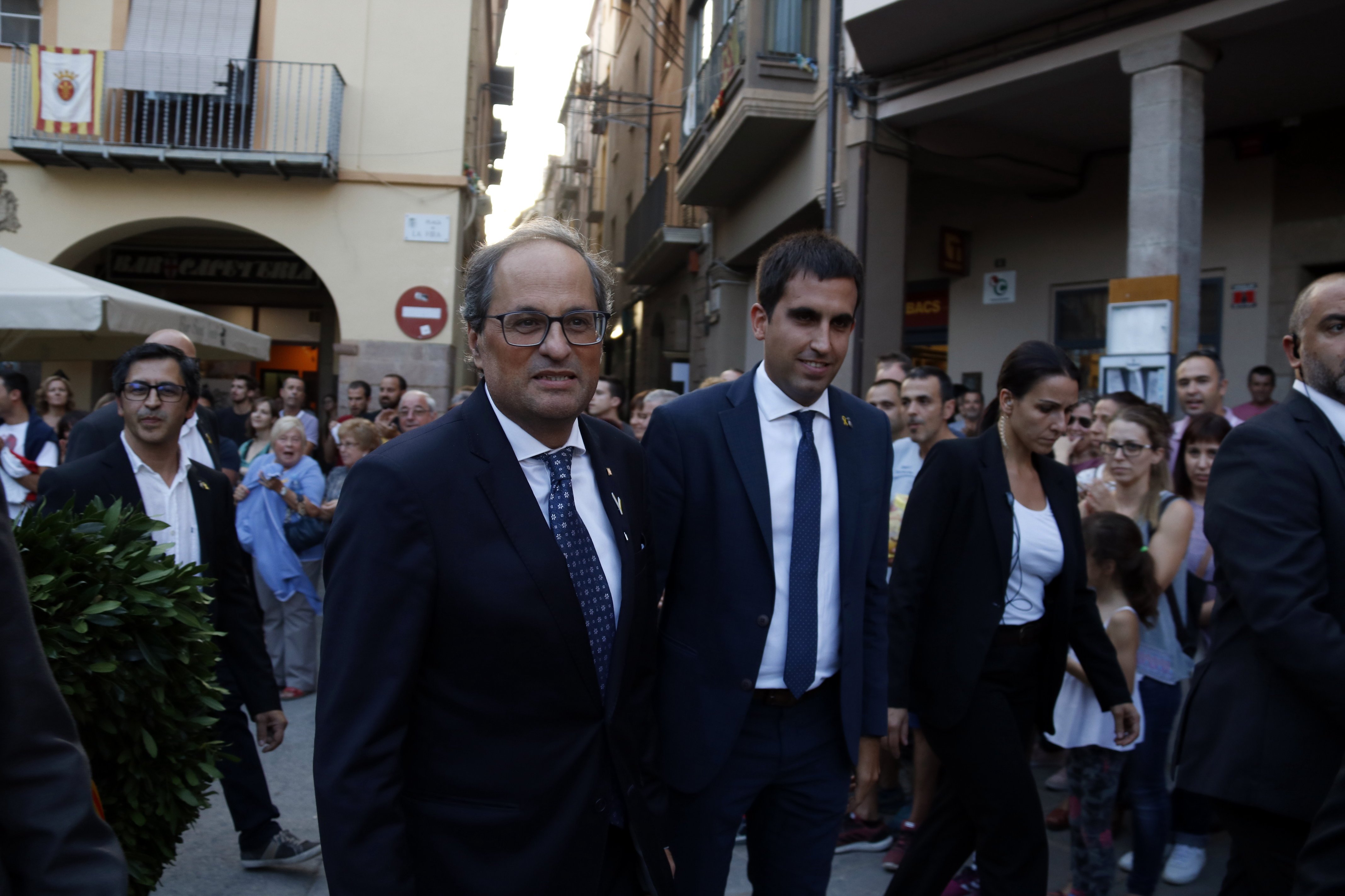 Torra demana "no tenir por" i "arribar fins al final"