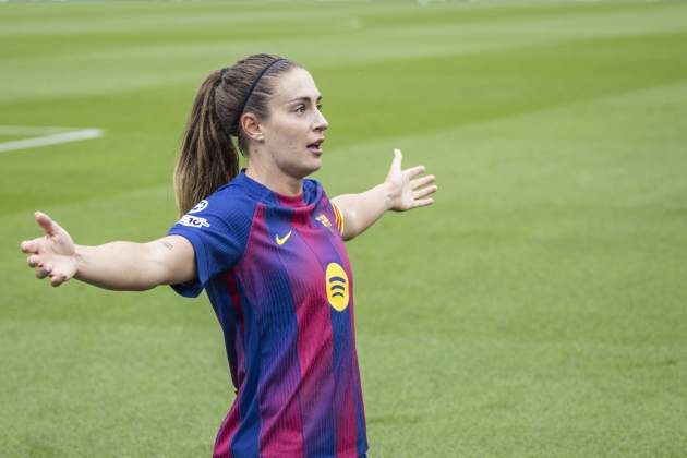 Alexia Putellas celebra un gol amb el Barça / Foto: Carlos Baglietto Alexia Putellas celebra un gol amb el Barça / Foto: Carlos Baglietto