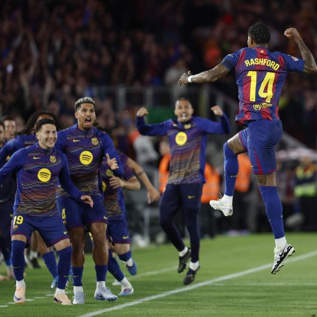 Rashford gol Barça Reial Madrid / Foto: EFE Rashford gol Barça Reial Madrid / Foto: EFE