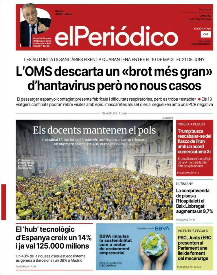 'El Periódico', 13 de maig de 2026 'El Periódico', 13 de maig de 2026