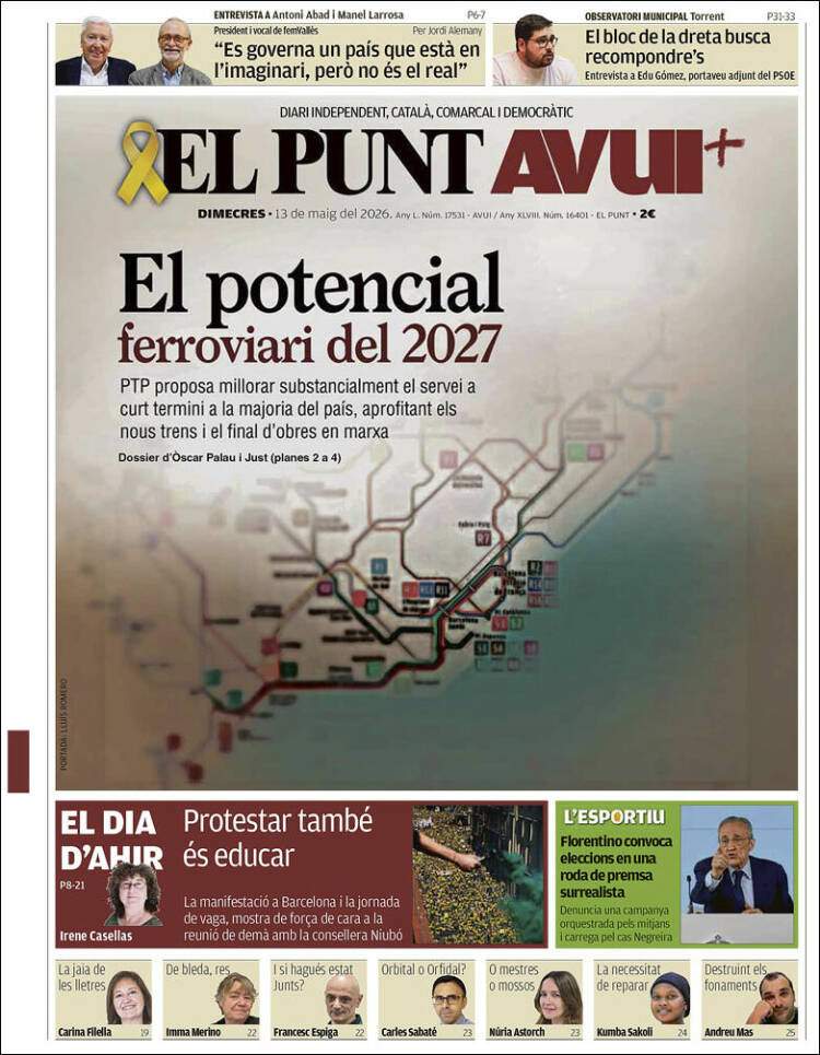 'El Punt Avui', 13 de maig de 2026 'El Punt Avui', 13 de maig de 2026