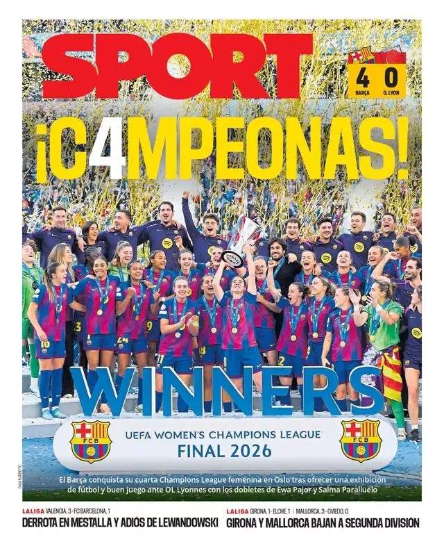 Sport portada 24 05 2026 Sport portada 24 05 2026