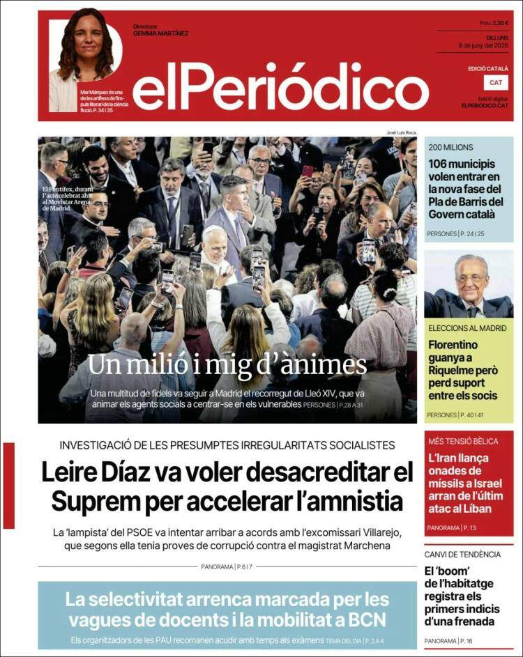 'El Periódico', 8 de juny de 2026 'El Periódico', 8 de juny de 2026