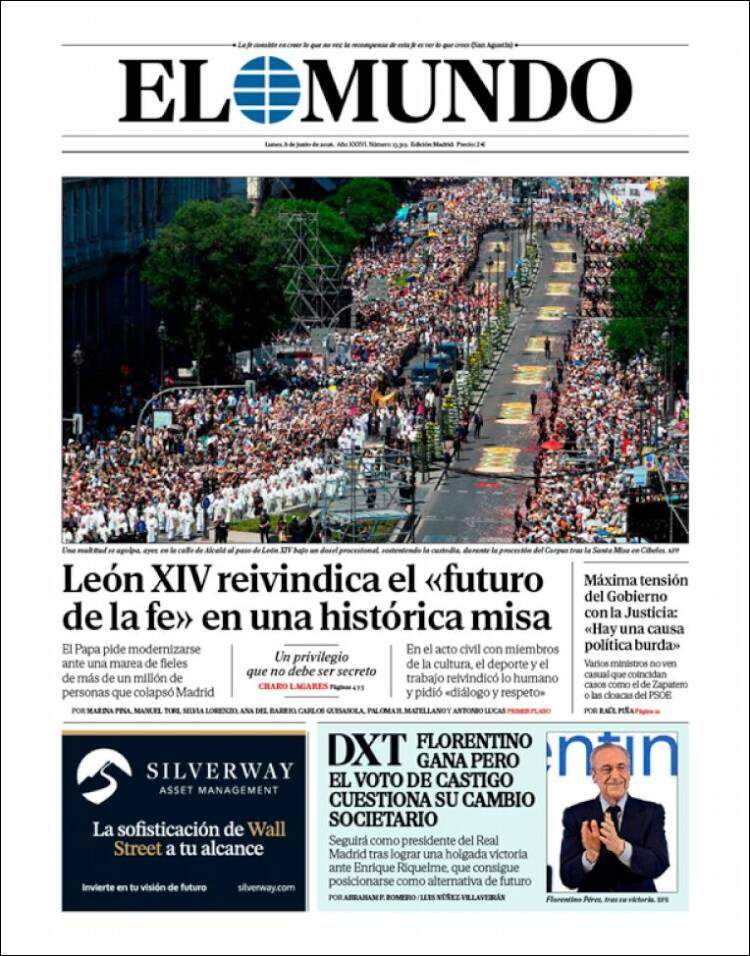 'El Mundo', 8 de juny de 2026 'El Mundo', 8 de juny de 2026