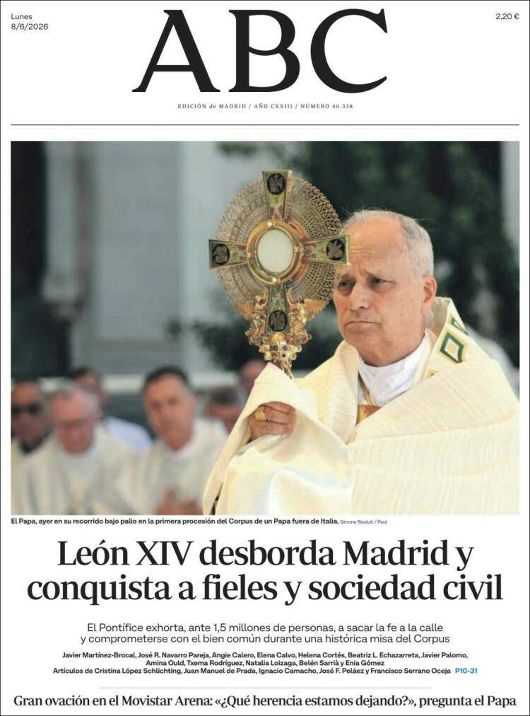 'ABC', 8 de juny de 2026 'ABC', 8 de juny de 2026