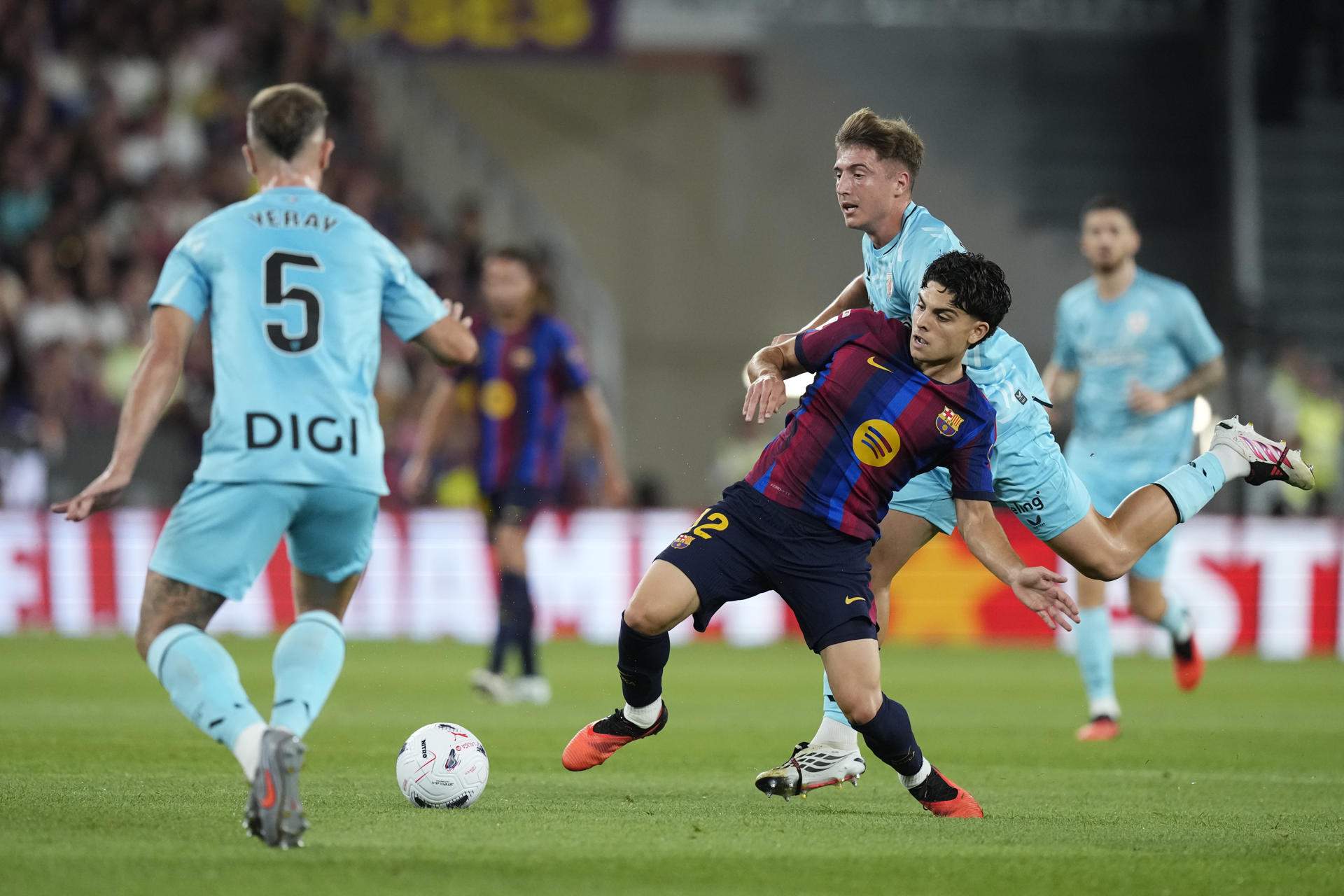 Xavi Espart acció partit Athletic Club / Foto: EFE Xavi Espart acció partit Athletic Club / Foto: EFE