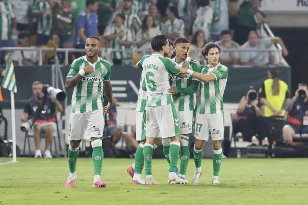 El Betis celebra un gol contra el Reial Madrid / Foto: EFE El Betis celebra un gol contra el Reial Madrid / Foto: EFE