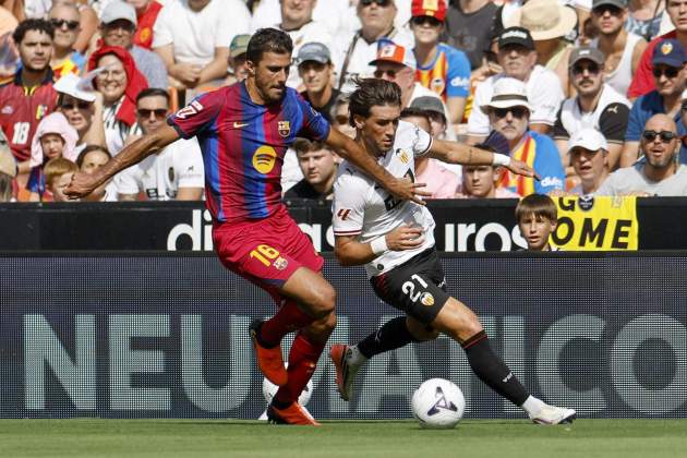 Rodri Barça València / Foto: EFE Rodri Barça València / Foto: EFE