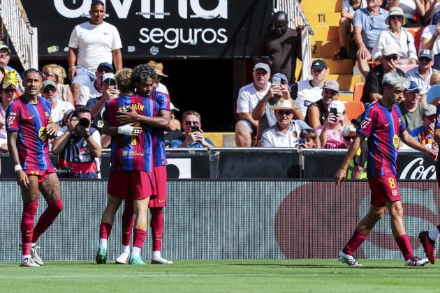 Fermín Lamine Valencia Barça Europa Press Fermín Lamine Valencia Barça Europa Press