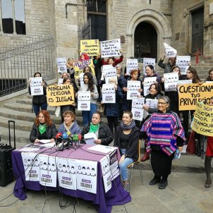 vaga feminista roda de premsa barcelona 8-M el nacional anna solé sans