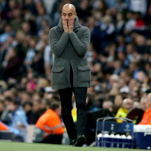 Pep Guardiola Manchester City Tottenham Champions EFE