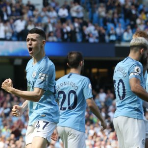 Foden Bernardo Silva Agüero Walker City Tottenham EFE