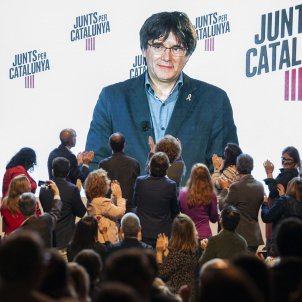 Acte final campanya JxCat Carles Puigdemont - Sergi Alcàzar