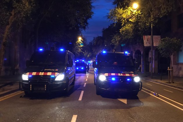 Manifestacio Barcelona detenció CDR terrorisme desplegament policial - Carlota Camps