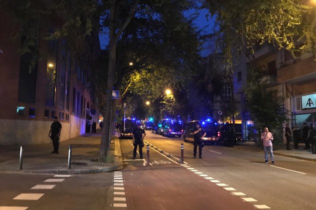 Manifestacio Barcelona detenció CDR terrorisme desplegament policial - Carlota Camps