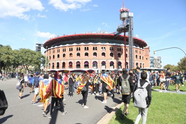 EL NACIONAL Estudiantes manifestación plaza Espanya 2 Sira Esclans