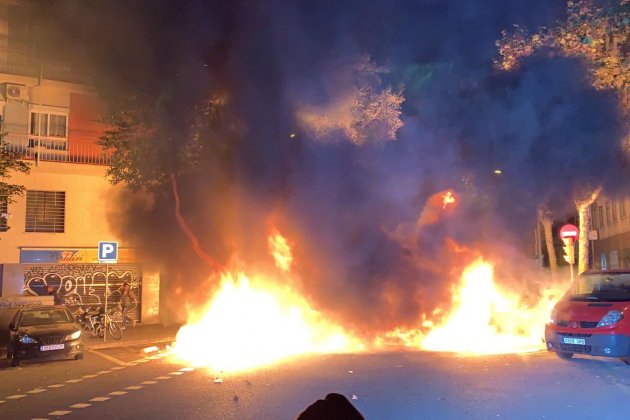 ELNACIONAL manifestacio cdr interior foc aldarulls - sergi alcazar