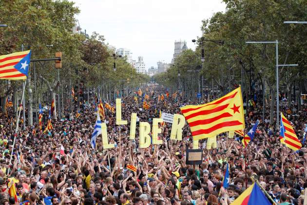 manifestació Barcelona vaga general EFE
