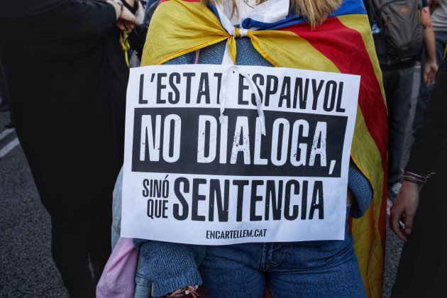 EL NACIONAL protesta cdr rey barcelona palacio de congresos - mireia comas